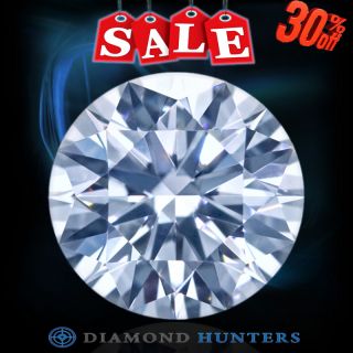 SI1 Natural Certified Round Loose Diamond Excellent Cut For Ring