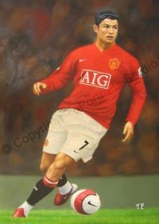 Cristiano Ronaldo   Manchester United Canvas Painting