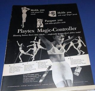 1954 Playtex Magic Controll er Girdle Ad ~ & playtex living bra