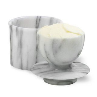 Norpro Marble Butter Keeper Cooler Storage Container Server Display