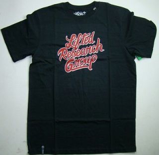 LRG LIFTED RESEARCH GROUP MENS T SHIRT BLACK ALL SPORTS LOGO XXXX