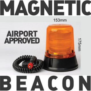 Flashing Amber Static Airport Magnetic Beacon 12v