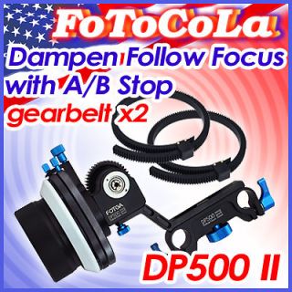 Fotga DP500II dampen follow focus A/B hard stop for DSLR GD2 600D 60D