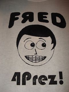 FRED Figglehorn 4 PRESIDENT Nickelodeon MEDIUM Shirt Original TAN