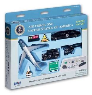 DARON AIR FORCE ONE UNITED STATES OF AMERICA AIRPORT PLAY SET BNIB