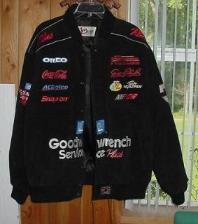 DALE EARNHARDT SR #3 NASCAR RACING SUEDE LEATHER JACKET SZ XL WINSTON
