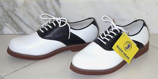 New Womens 50s Saddle Oxford Shoes Black White 5.5 Lindyhop Rockabilly