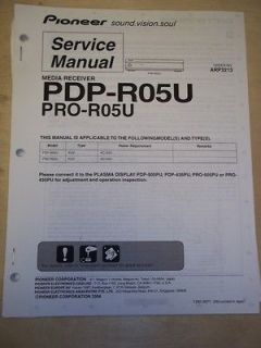 Pioneer Service Manual~PDP R05 U/PRO Media Receiver for Plasma TV