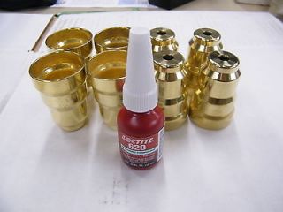 FUEL INJECTOR CUP / SLEEVE ( FULL SET OF 8 ) WITH LOCTITE