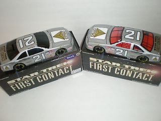 STAR TREK FIRST CONTACT NASCAR 124 DIE CAST WALTRIP WOOD BROTHERS #21