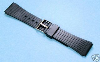 PVC/RUBBER Watch Band Fits CASIO DATABANK Calculator Watches P108
