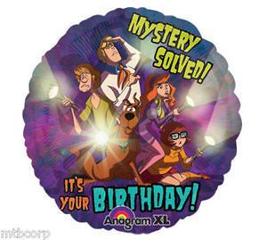SCOOBY DOO Shaggy Daphne Wilma Fred Mystery Solved Birthday Party