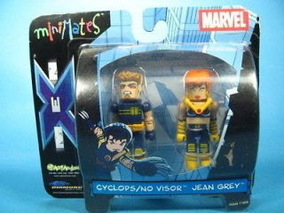 Marvel Minimates Series 03 Cyclops No visor (Variant) & Jean Grey