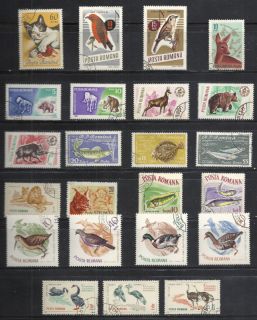 Romania  Birds, Fish & Animals on Stamps..#626 C