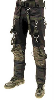 SDL mens heavy cotton ,Black cyber/gothic industrial trousers