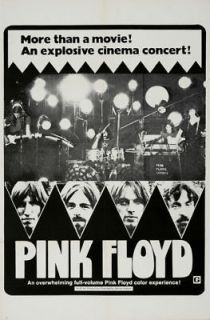 Pink Floyd Live at Pompeii 1971 cult music movie poster print