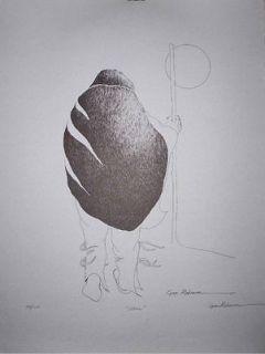 Inuit Hunter in the Wilderness, Limited Edition Print, Alone, Jean