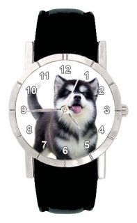 Puppy Dog Mens Womens Genuine Leather Quartz Wrist Watch SA2127