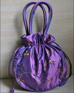m13 Women Embroidery Ribbon Wedding Bridal Bag Wallet Purse handbag