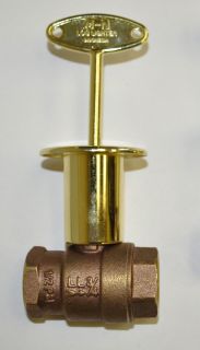 Outdoor Firepit Gas Control Valve High Capacity 3/4