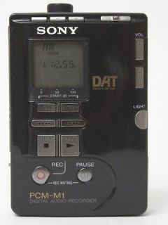 Sony PCM M1 Portable DAT Digital Audio Tape Player Recorder EX ~ TCD