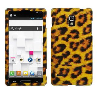 LG Optimus L9 P769 P760 Hard Case Snap On Phone Cover Orange Leopard