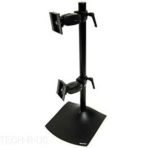 33 091 200 DS100 Series Freestanding Dual Monitor Stand   Black