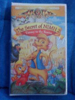 NEW Video The Secret of NIMH 2 Timmy to the Rescue VHS