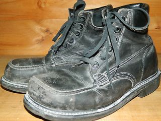 1970s Mens Unknown Brand Work Boots Size 8 1/2 EEE Cats Paw Heel