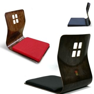 Floor chair zaisu tatami chairs sitting cushion Cherry Walnut NEW