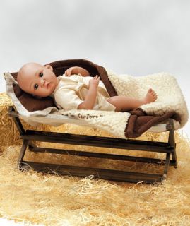 Away in a Manger Posable Baby Jesus Baby Doll GentleTouch Vinyl