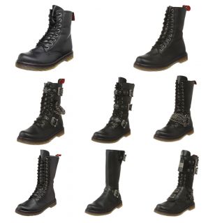 DEMONIA DISORDER Mens Calf/Ankle Combat Boots 8 Styles