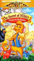 The Secret of NIMH 2 Timmy to the Rescue (1998, VHS)