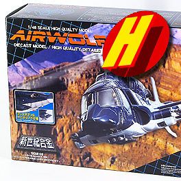 Aoshima AIRWOLF 1/48 Diecast Electronic Model   Mat Body and