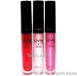 NYX ROUND LIP GLOSS CHOOSE YOUR COLOR BRAND NEW!