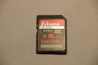16GB 30MB/sClass 10 HD Video SD Secure Digital Flash Memory Card