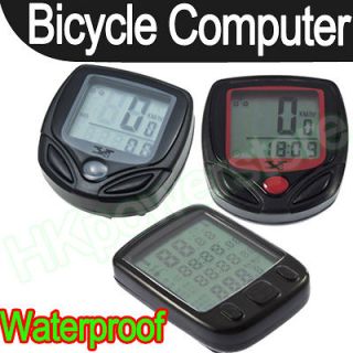 Waterproof LCD Digital Bike Bicycle Cycling Computer Odometer