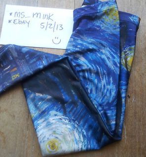 Black Milk Starry Night Van Gogh S leggings discontinued