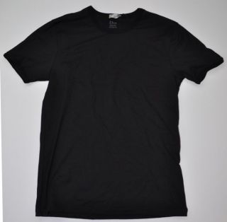 Dior Homme Resort Luxury Cotton Stretch  T Shirt Black  IDM200880