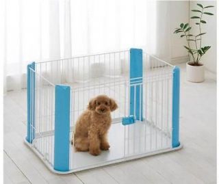 Cute! Dog Pen Pet Playpen with Top Cover   Puppy Crate Puppy Pen