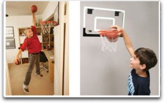 GENUINE REALISTIC FEEL Indoor Miniature Mini Basketball Hoop & Ball
