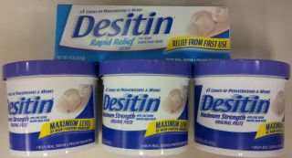 Desitin Maximum Strenth Original Paste Jar   Bonus Desitin Creamy