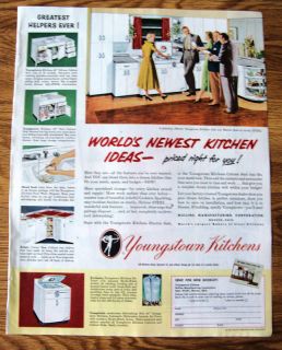 1948 Youngstown Steel Kitchens Ad Newest Ideas