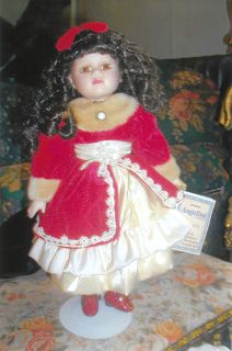Westcora Home ANGELINA COLLECTIBLE PORCELAIN DOLL 2001