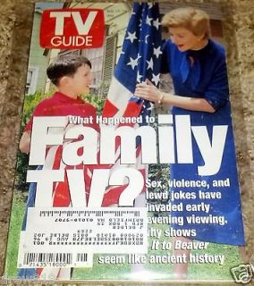 TV GUIDE   July 13, 1996   What Happened to Family TV? feat. Leave It