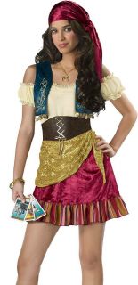 Teen Girls Pirate Gypsy Fortuneteller Halloween Costume