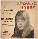 FRANCOISE HARDY Beau et Rare 45T EP 1965 Tu peux bien etat NEUF