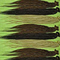 DREADLOCKS SINGLE ENDED HAIR EXTENSIONS BLONDE OR BROWN 50cm TANGLE