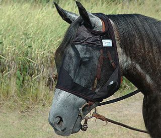 CRUSADER QUIET RIDE FLY MASK ♦ STANDARD ♦ ALL SIZES ♦ HORSE TACK