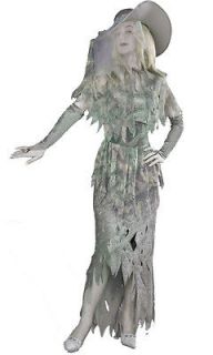 Gal Victorian Ghost Grey Gray Couples Dress Up Halloween Adult Costume
